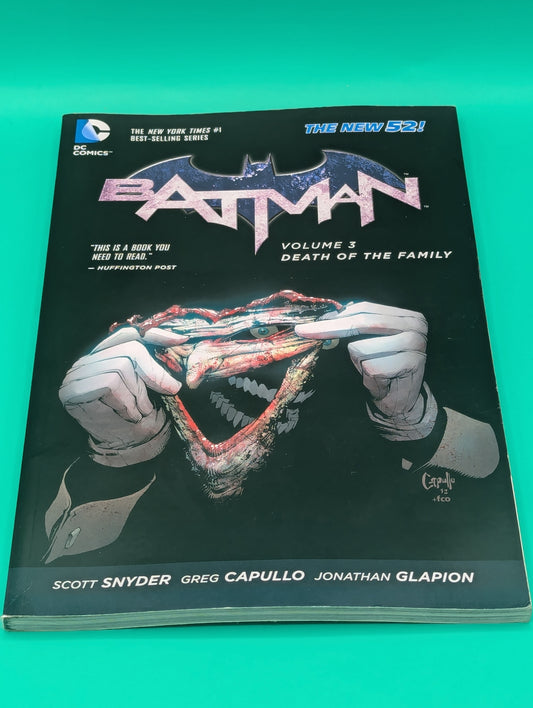 Batman, New 52 Vol. 3: Death of the Family (2014) - DC TPB Collectibles:Comic Books & Memorabilia:Comics:Comics & Graphic Novels JJJambers Jamboree   