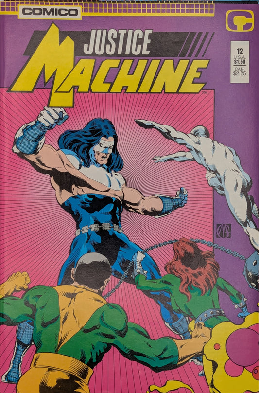 Justice Machine #12 (1989) - Comico Comic - VF Collectibles:Comic Books & Memorabilia:Comics:Comics & Graphic Novels JJJambers Vintage Vault