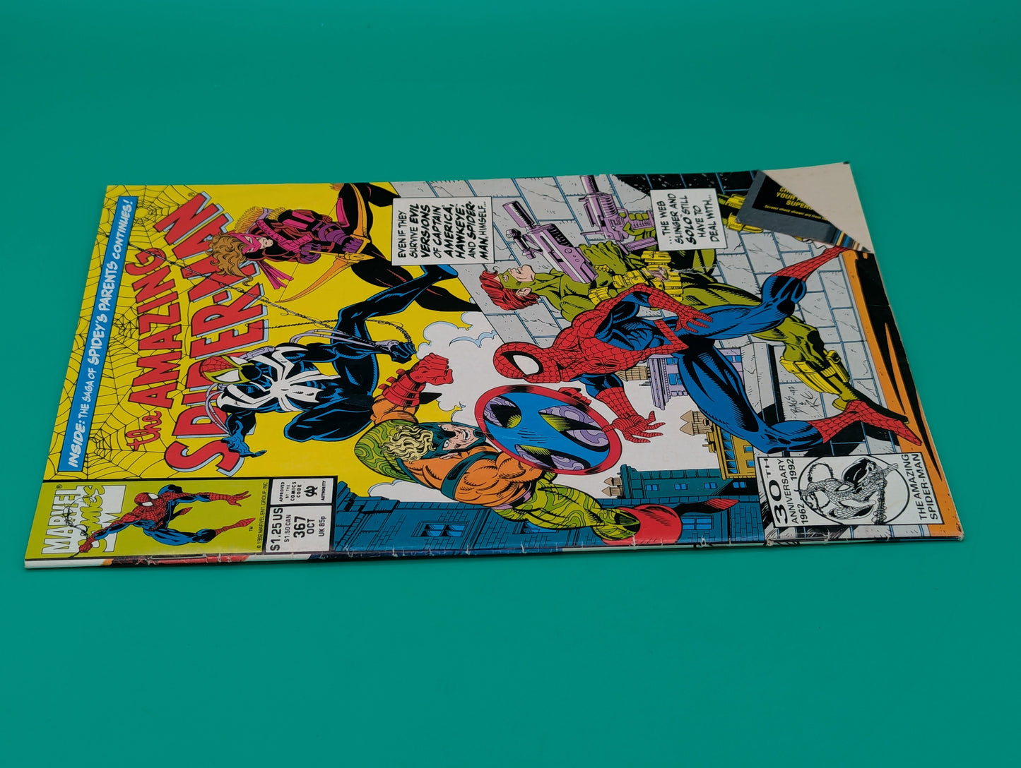 Spider-Man, Amazing #367 (1992) - Marvel Comic Collectibles:Comic Books & Memorabilia:Comics:Comics & Graphic Novels JJJambers Jamboree