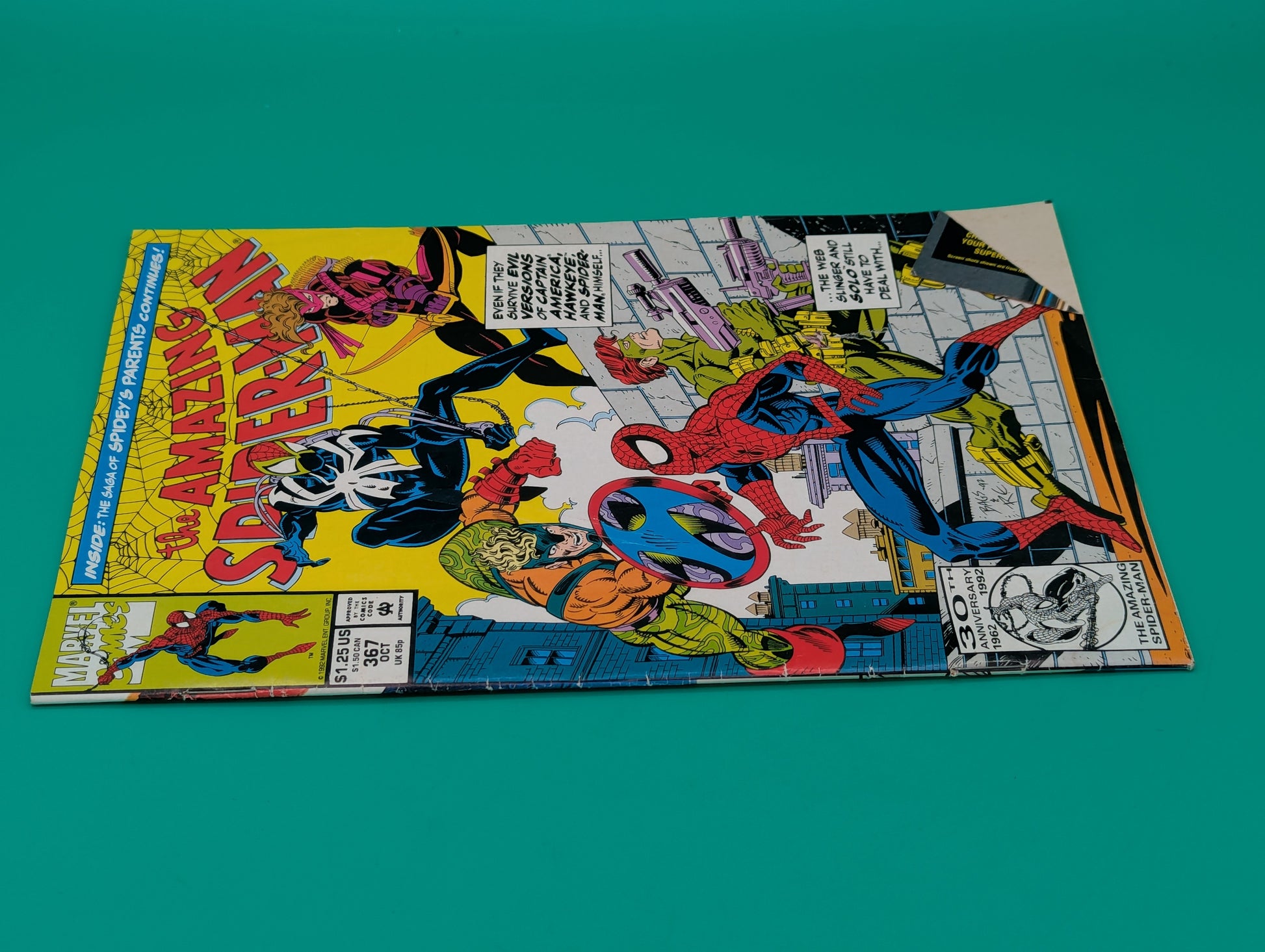 Spider-Man, Amazing #367 (1992) - Marvel Comic Collectibles:Comic Books & Memorabilia:Comics:Comics & Graphic Novels JJJambers Jamboree