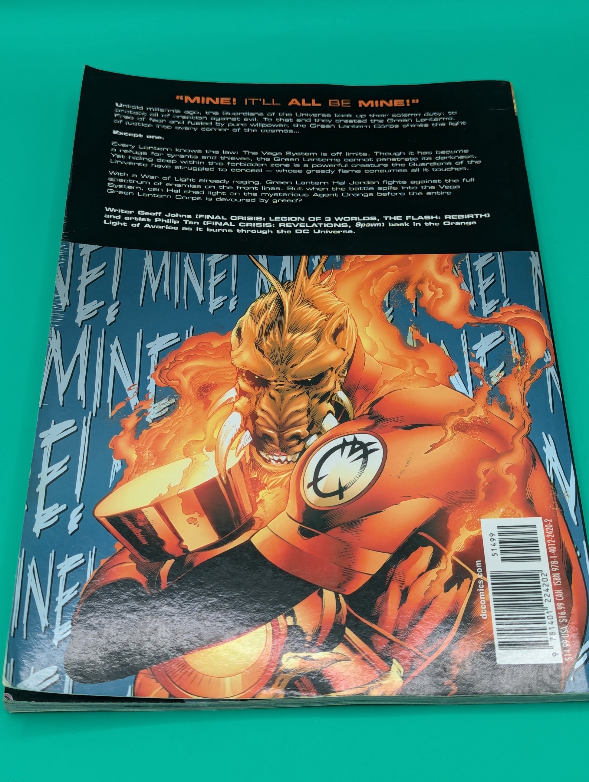 Green Lantern Agent Orange: Prelude to Blackest Night (2010) - DC TPB Collectibles:Comic Books & Memorabilia:Comics:Comics & Graphic Novels JJJambers Jamboree   