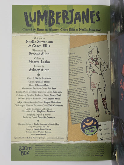 Lumberjanes #1 First Print (2014) - BOOM! Comic - VF minus Collectibles:Comic Books & Memorabilia:Comics:Comics & Graphic Novels JJJambers Jamboree