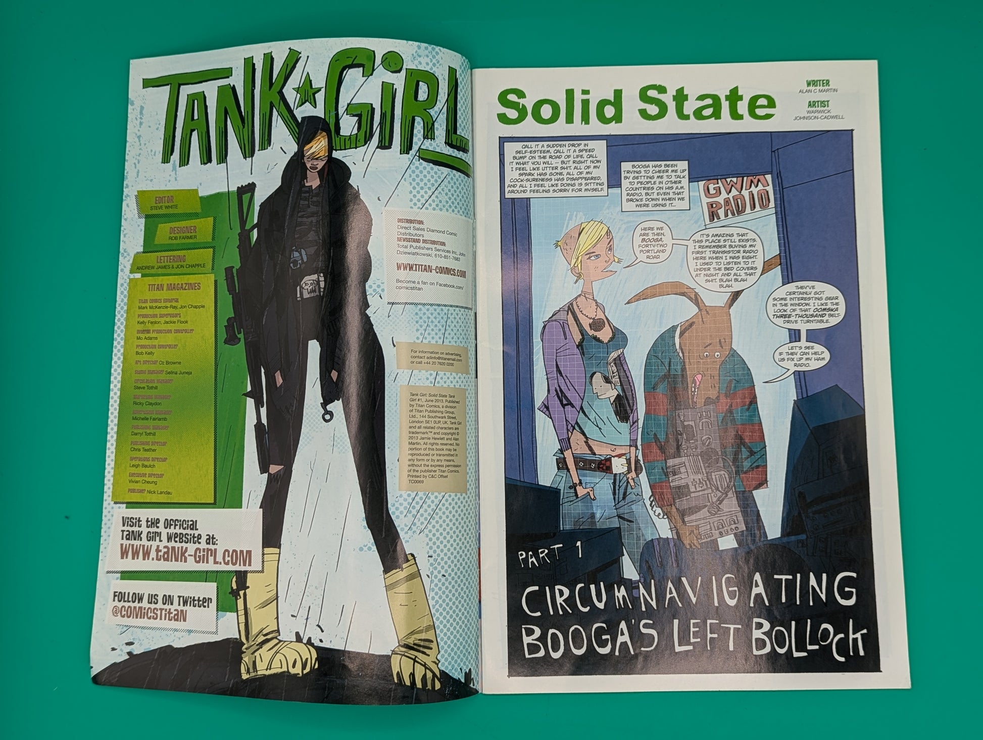 Tank Girl: Solid State #1 (2013) - Titan Comics Collectibles:Comic Books & Memorabilia:Comics:Comics & Graphic Novels JJJambers Vintage Vault   