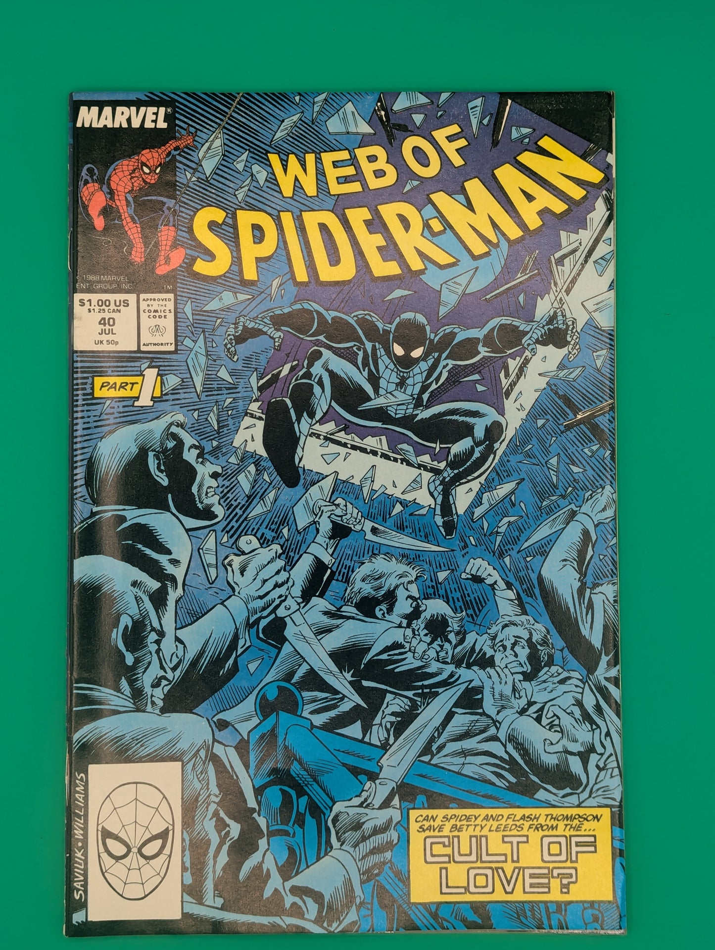 Spider-Man, Web of #40: Authority Part 1 (1988) - Marvel Comic Collectibles:Comic Books & Memorabilia:Comics:Comics & Graphic Novels JJJambers Jamboree