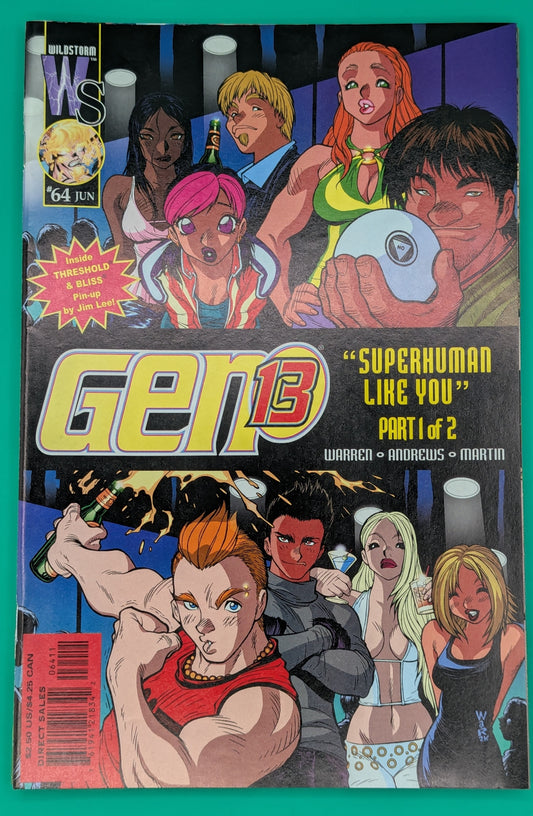 Gen 13 #64: Superhuman Like You (Part 1 of 2) (1999) - Wildstorm Comics Collectibles:Comic Books & Memorabilia:Comics:Comics & Graphic Novels JJJambers Jamboree