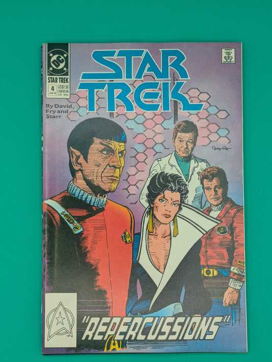 Star Trek #4 (1990) - DC Comics Collectibles:Comic Books & Memorabilia:Comics:Comics & Graphic Novels JJJambers Vintage Vault   