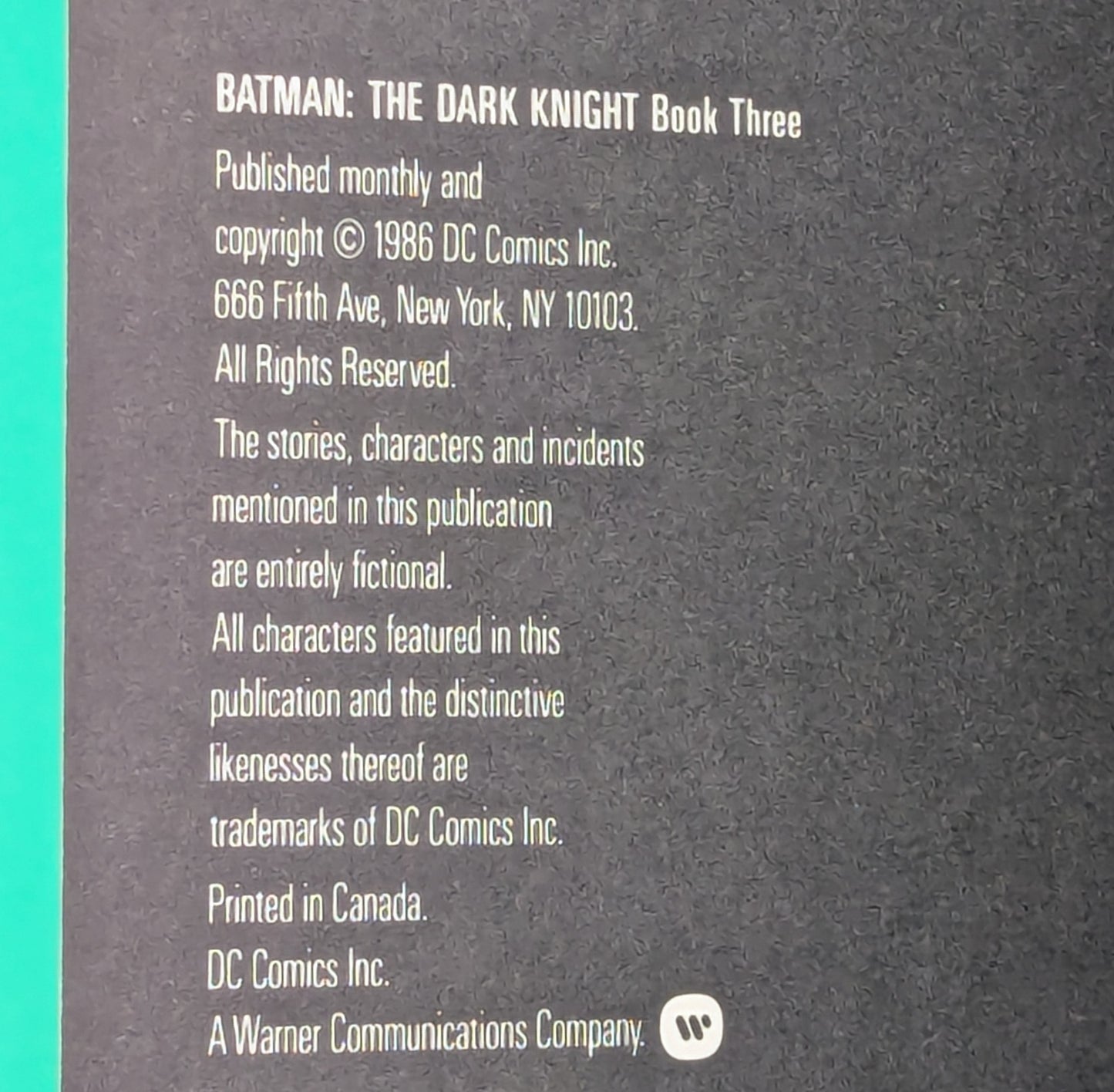 Batman, Dark Knight Book 3: Hunt the Dark Knight (1986) - DC TPB Collectibles:Comic Books & Memorabilia:Comics:Comics & Graphic Novels JJJambers Jamboree   