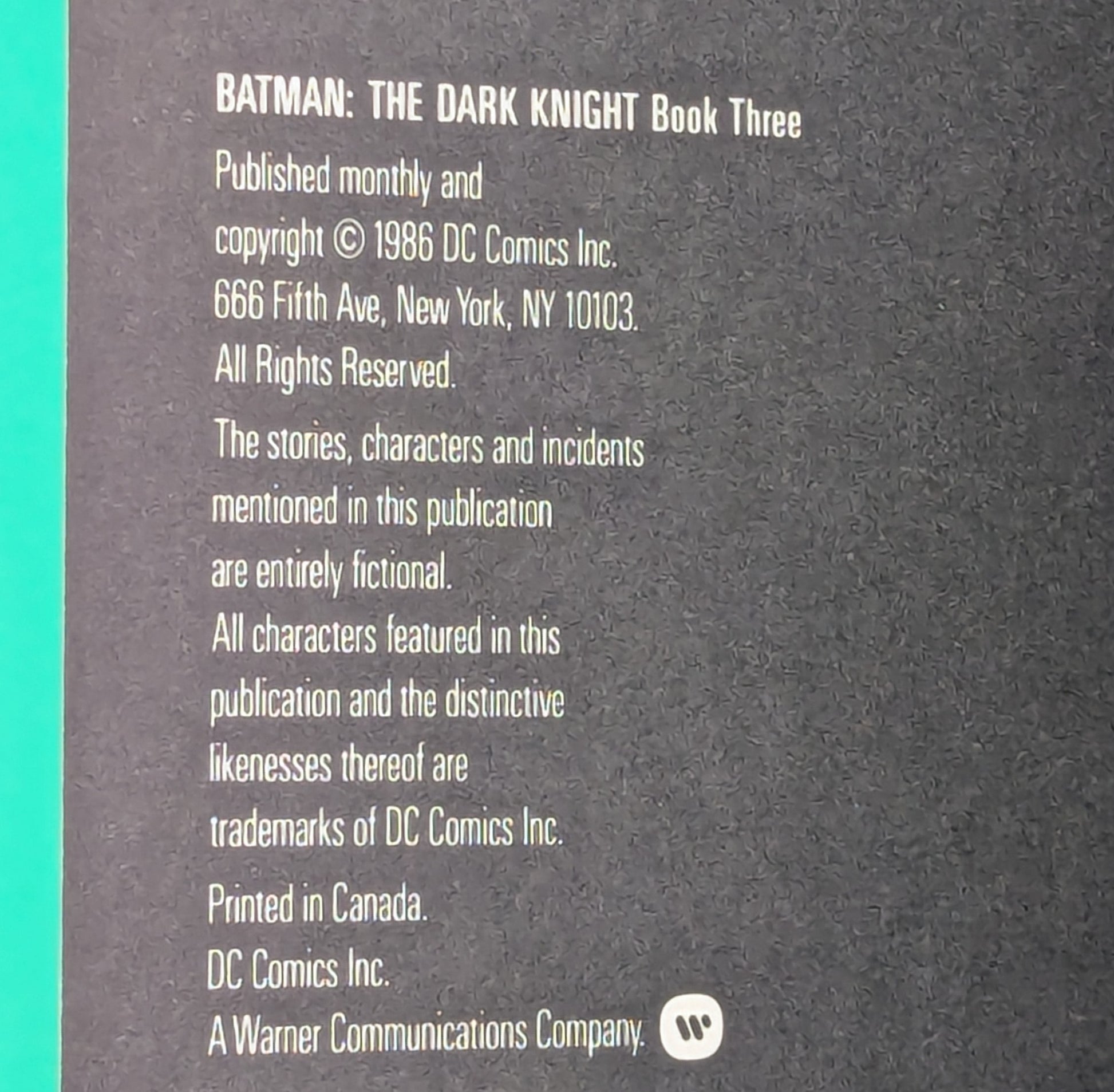 Batman, Dark Knight Book 3: Hunt the Dark Knight (1986) - DC TPB Collectibles:Comic Books & Memorabilia:Comics:Comics & Graphic Novels JJJambers Jamboree   