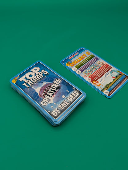 Top Trumps: Creatures of the Deep Card Game - Winning Moves Games Toys & Hobbies:Collectible Card Games:CCG Sets JJJambers Vintage Vault   