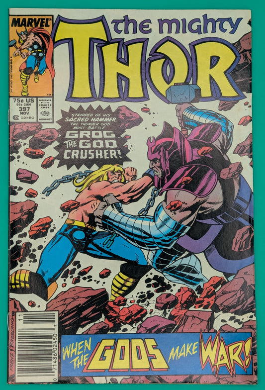 Mighty Thor, The #397 (1988) [Newsstand] - Marvel Comic - VF Collectibles:Comic Books & Memorabilia:Comics:Comics & Graphic Novels JJJambers Jamboree