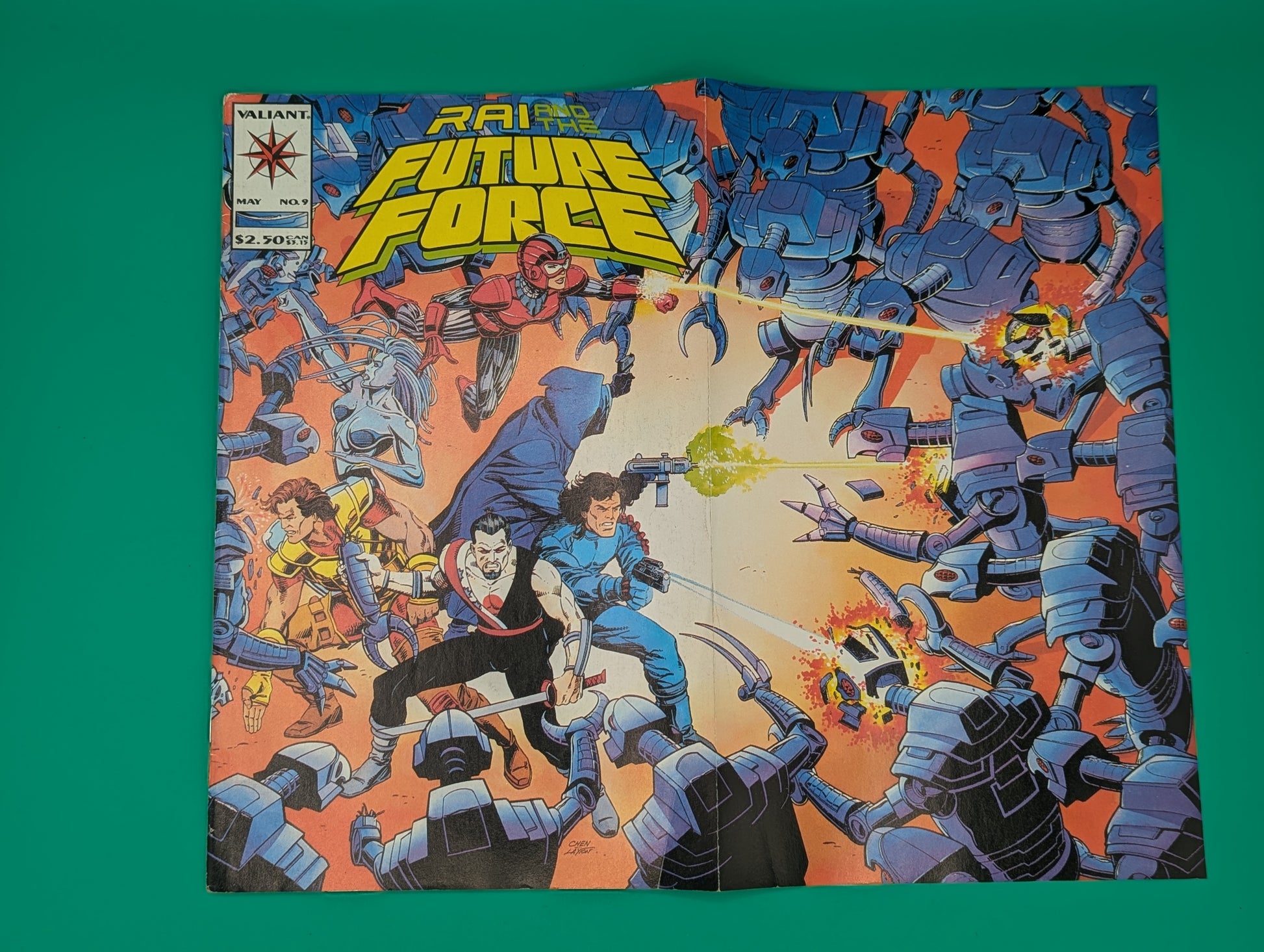 Rai and the Future Force #9 (1993) - Valiant Comic Collectibles:Comic Books & Memorabilia:Comics:Comics & Graphic Novels JJJambers Jamboree