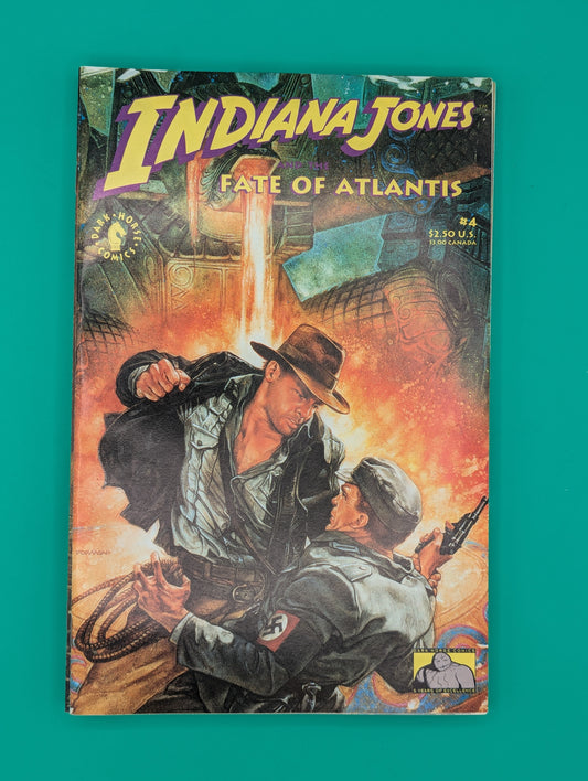 Indiana Jones and the Fate of Atlantis #4 of 4 (1991) - Dark Horse Comics Collectibles:Comic Books & Memorabilia:Comics:Comics & Graphic Novels JJJambers Vintage Vault   