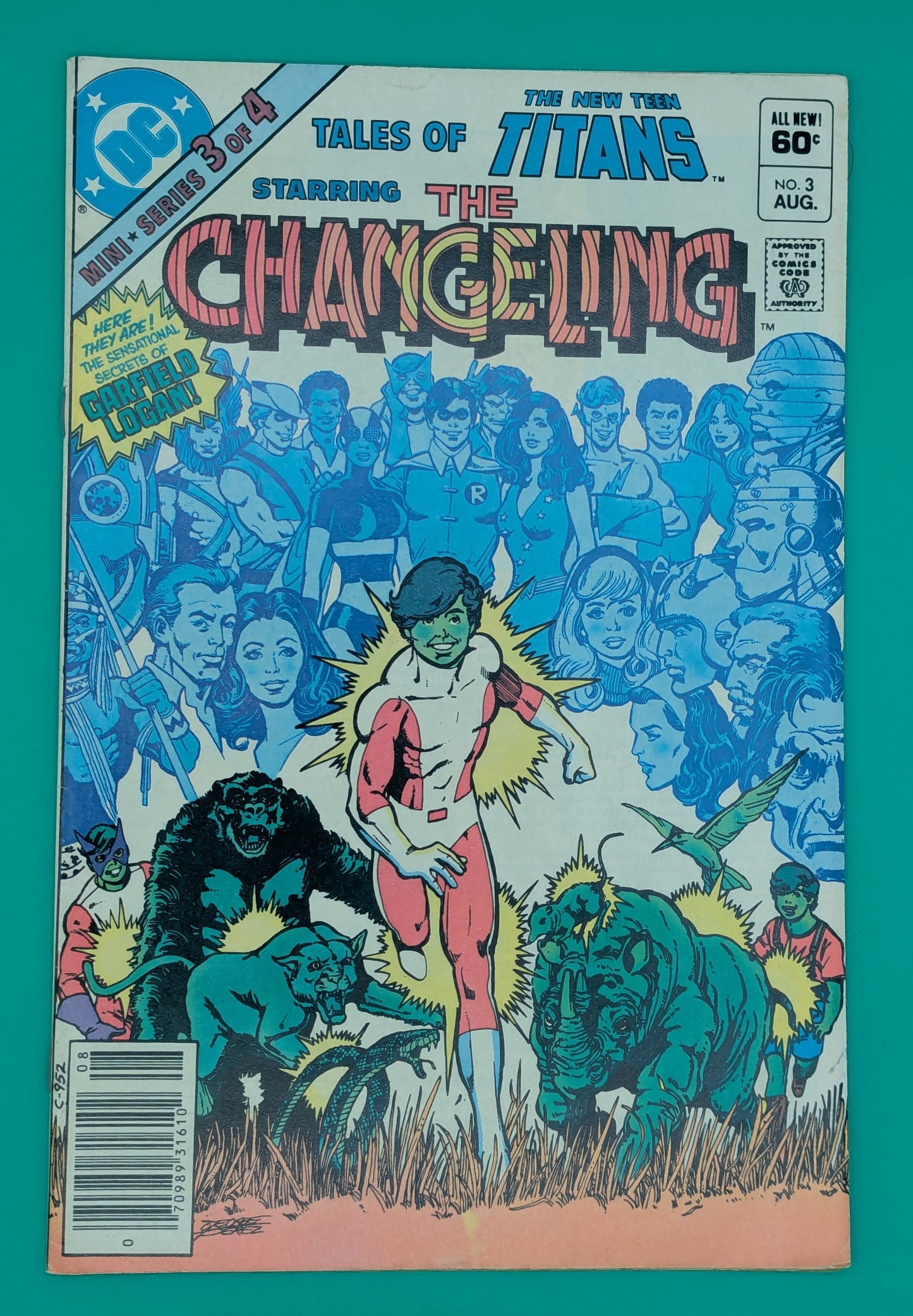Tales of the New Teen Titans: Starring the Changeling #3 [Newsstand] (1982) - DC Comic - FN+ Collectibles:Comic Books & Memorabilia:Comics:Comics & Graphic Novels JJJambers Jamboree
