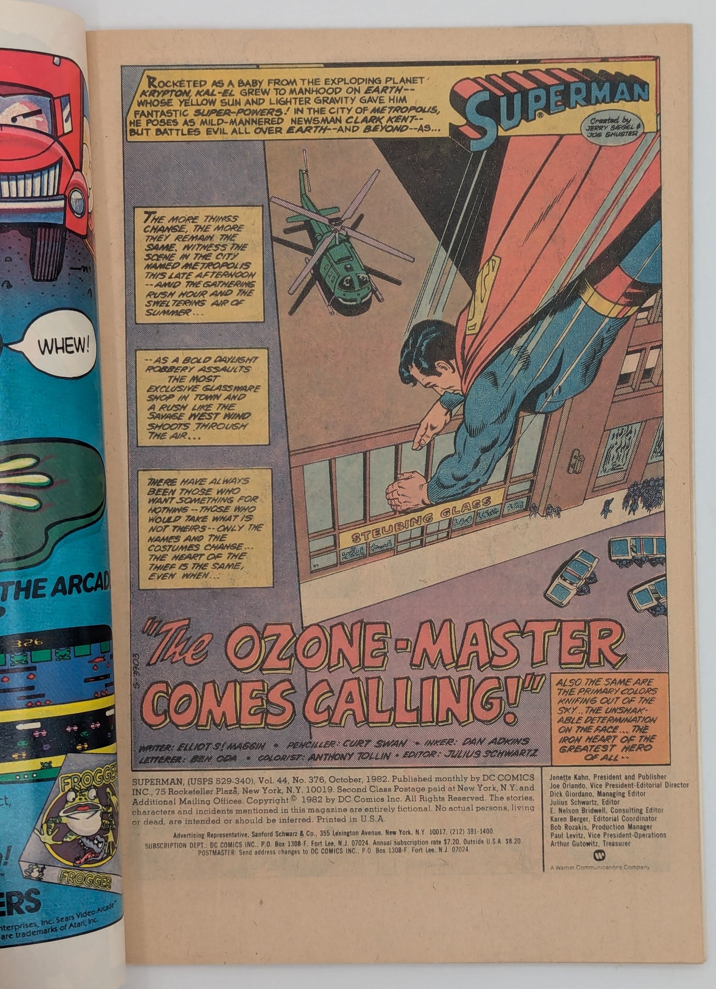 Superman #376 (1982) - DC Comic - F/VF Collectibles:Comic Books & Memorabilia:Comics:Comics & Graphic Novels JJJambers Jamboree