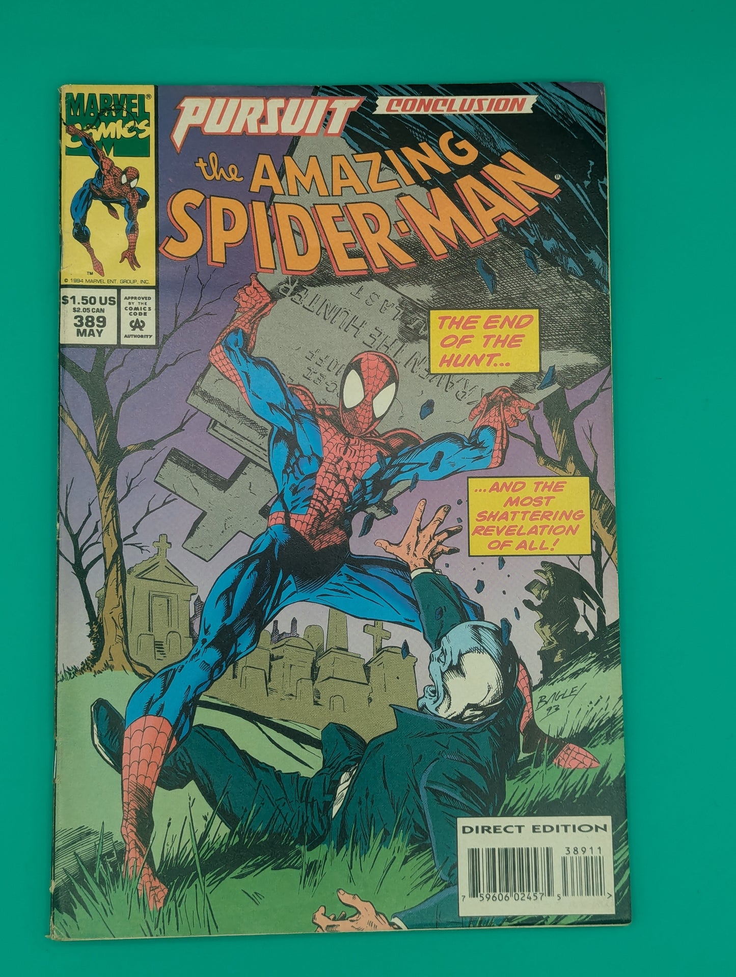 Spider-Man, Amazing #389: Pursuit Conclusion (1994) - Marvel Comic Collectibles:Comic Books & Memorabilia:Comics:Comics & Graphic Novels JJJambers Jamboree