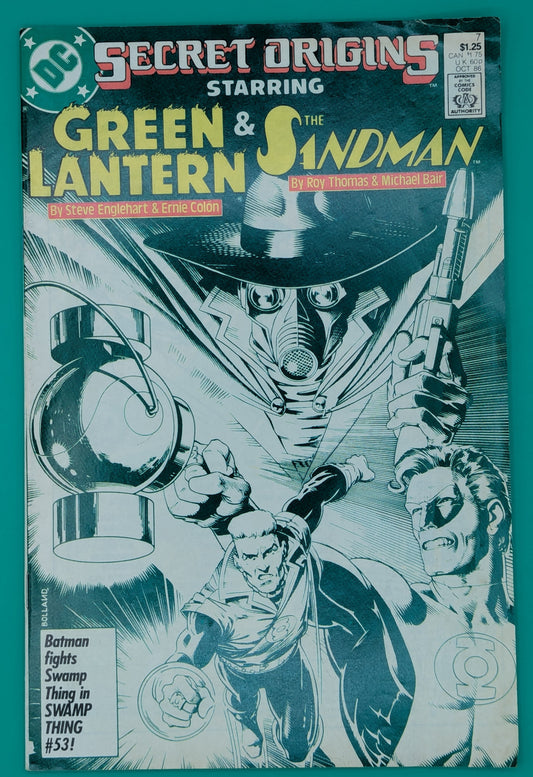 Secret Origins Starring Green Lantern & Sandman #7 (1986) - DC Comic - VF minus Collectibles:Comic Books & Memorabilia:Comics:Comics & Graphic Novels JJJambers Jamboree