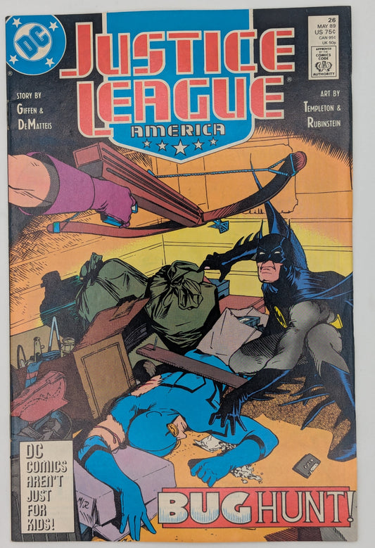 Justice League America (JLA) #26 (1989) - DC Comic - FN+ Collectibles:Comic Books & Memorabilia:Comics:Comics & Graphic Novels JJJambers Vintage Vault