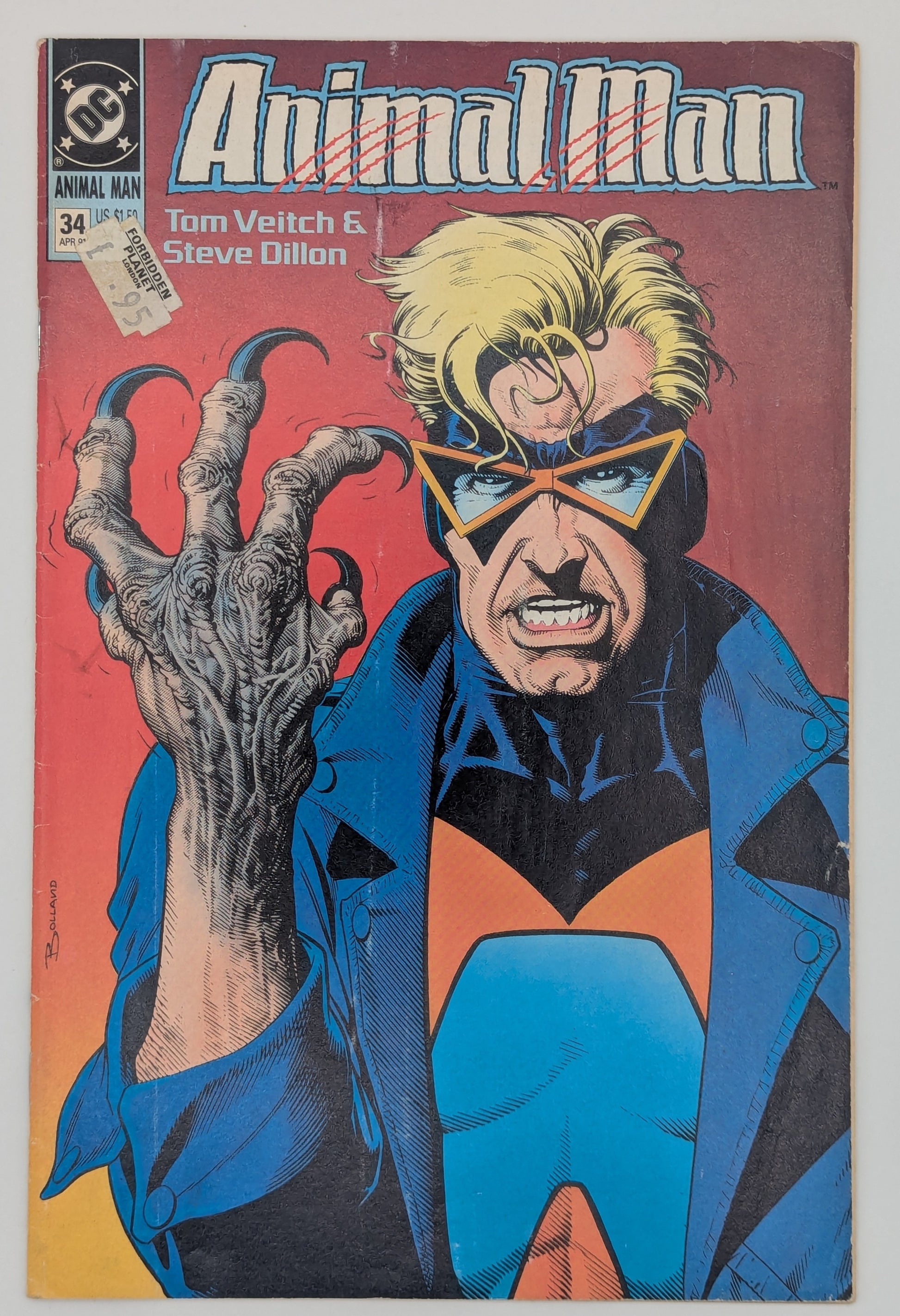 Animal Man #34 (1991) - DC Comic Collectibles:Comic Books & Memorabilia:Comics:Comics & Graphic Novels JJJambers Jamboree