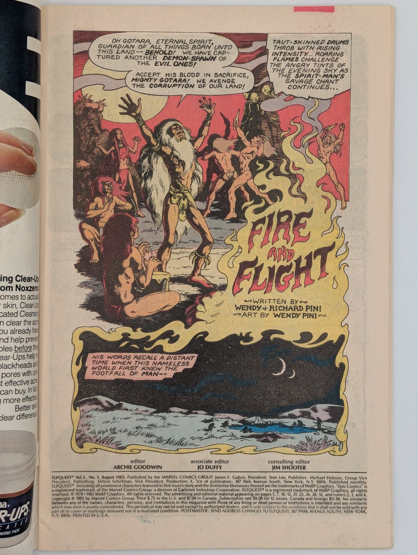 ElfQuest #1 (1985) [Newsstand] - Marvel / Epic Comic - VF Collectibles:Comic Books & Memorabilia:Comics:Comics & Graphic Novels JJJambers Jamboree