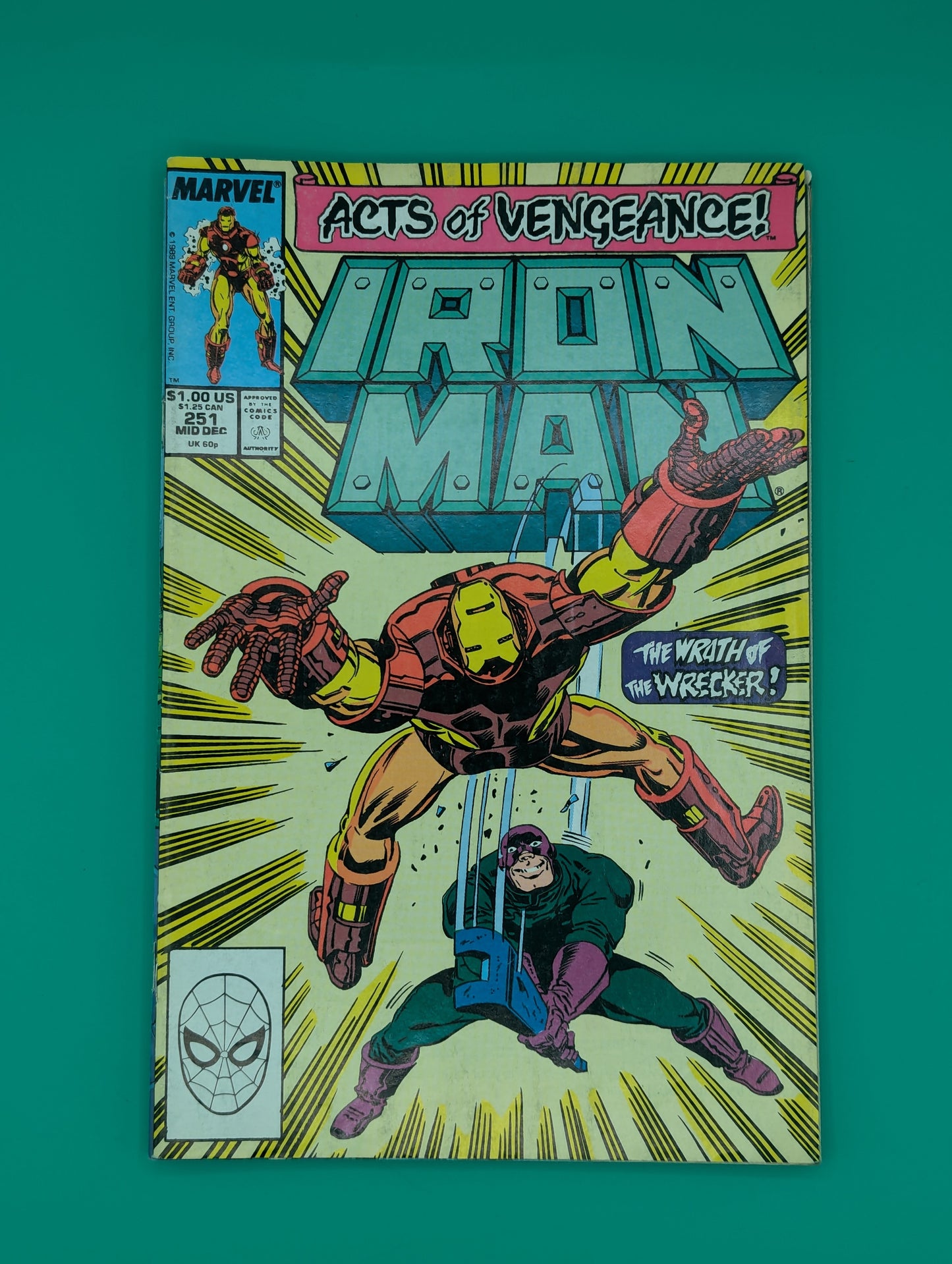 Iron Man #251 (1989) - Marvel Comics Collectibles:Comic Books & Memorabilia:Comics:Comics & Graphic Novels JJJambers Jamboree