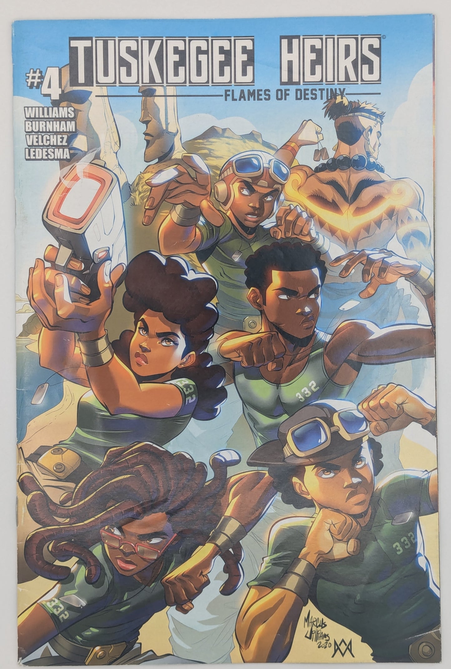 Tuskegee Heirs: Flames of Destiny #4 (2020) - Action Lab Comics Collectibles:Comic Books & Memorabilia:Comics:Comics & Graphic Novels JJJambers Jamboree