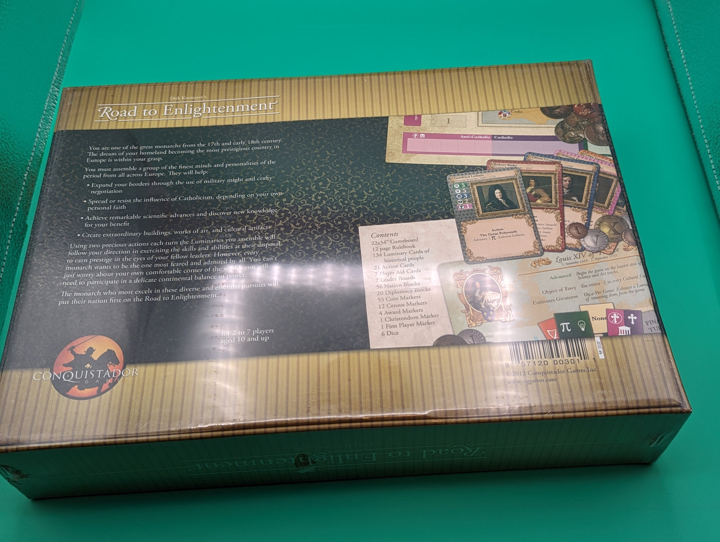 Road To Enlightenment Board Game (2012) - New Old Stock, Sealed - Conquistador Games Toys & Hobbies:Games:Board & Traditional Games:Contemporary Manufacture JJJambers Jamboree   