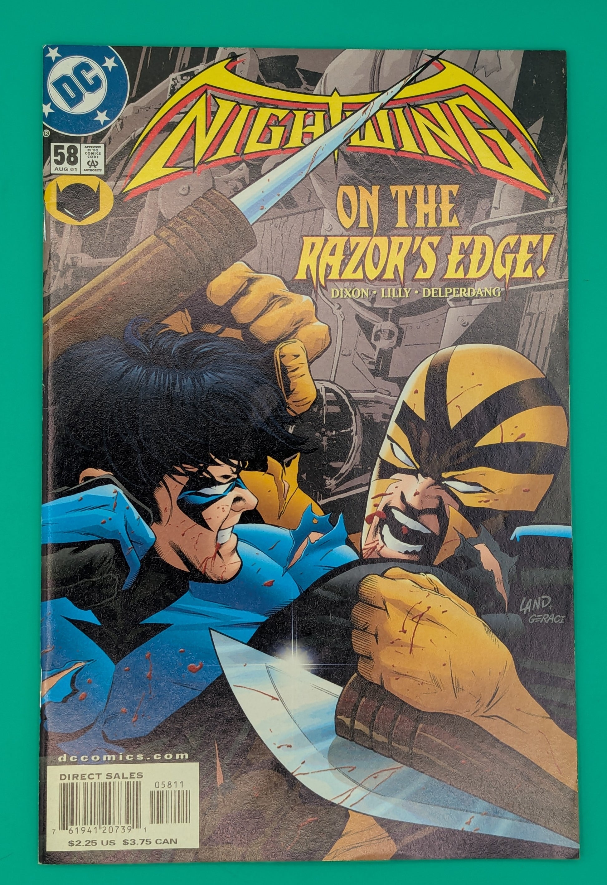 Nightwing #58: On the Razor's Edge! (2001) - DC Comics Collectibles:Comic Books & Memorabilia:Comics:Comics & Graphic Novels JJJambers Jamboree
