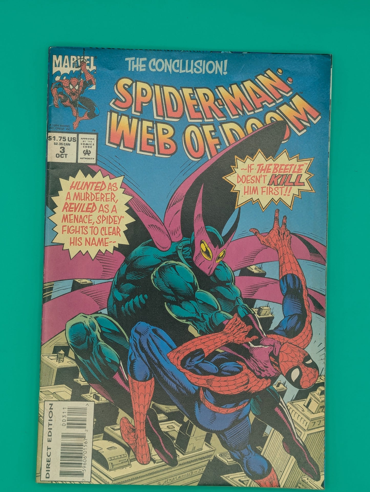 Spider-Man, Web of Doom #3: The Conclusion! (1993) - Marvel Comic Collectibles:Comic Books & Memorabilia:Comics:Comics & Graphic Novels JJJambers Jamboree