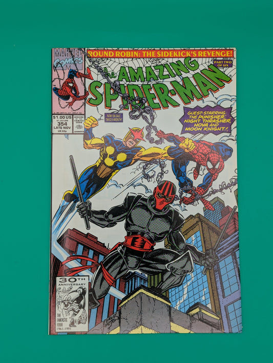 Spider-Man, Amazing #354: Round Robin: The Sidekick's Revenge Part 2 of 6 (1991) - Marvel Comic Collectibles:Comic Books & Memorabilia:Comics:Comics & Graphic Novels JJJambers Jamboree