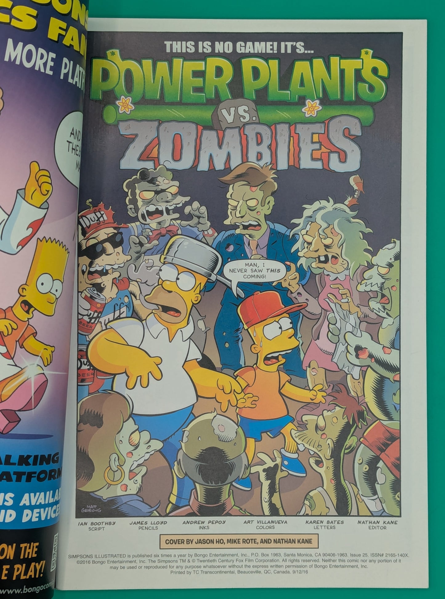 Simpsons Illustrated #25 (2016) - Bongo Comic - NM Collectibles:Comic Books & Memorabilia:Comics:Comics & Graphic Novels JJJambers Jamboree