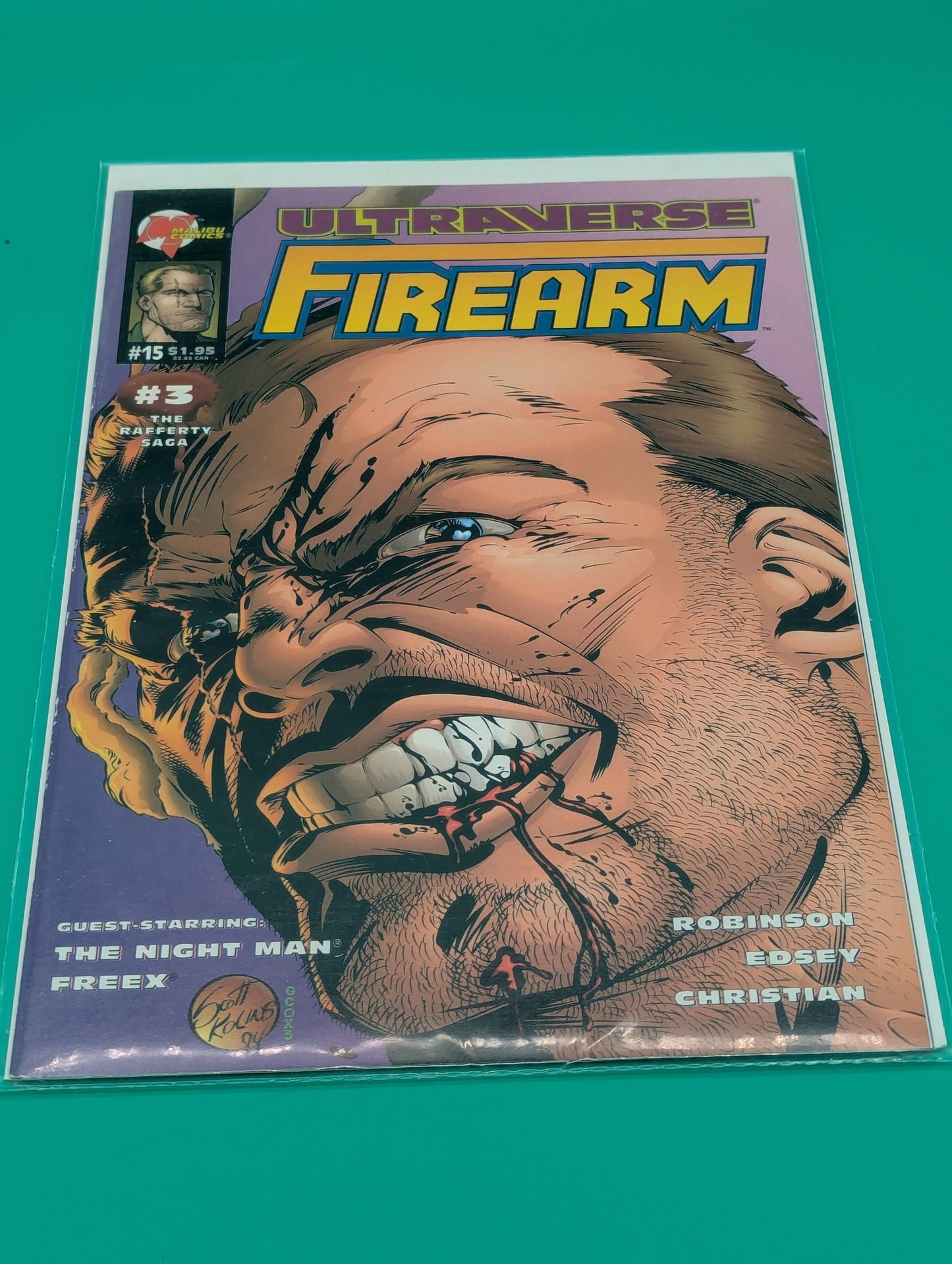 Firearm #15: The Rafferty Saga #3 (1994) - Malibu Comic Collectibles:Comic Books & Memorabilia:Comics:Comics & Graphic Novels JJJambers Jamboree