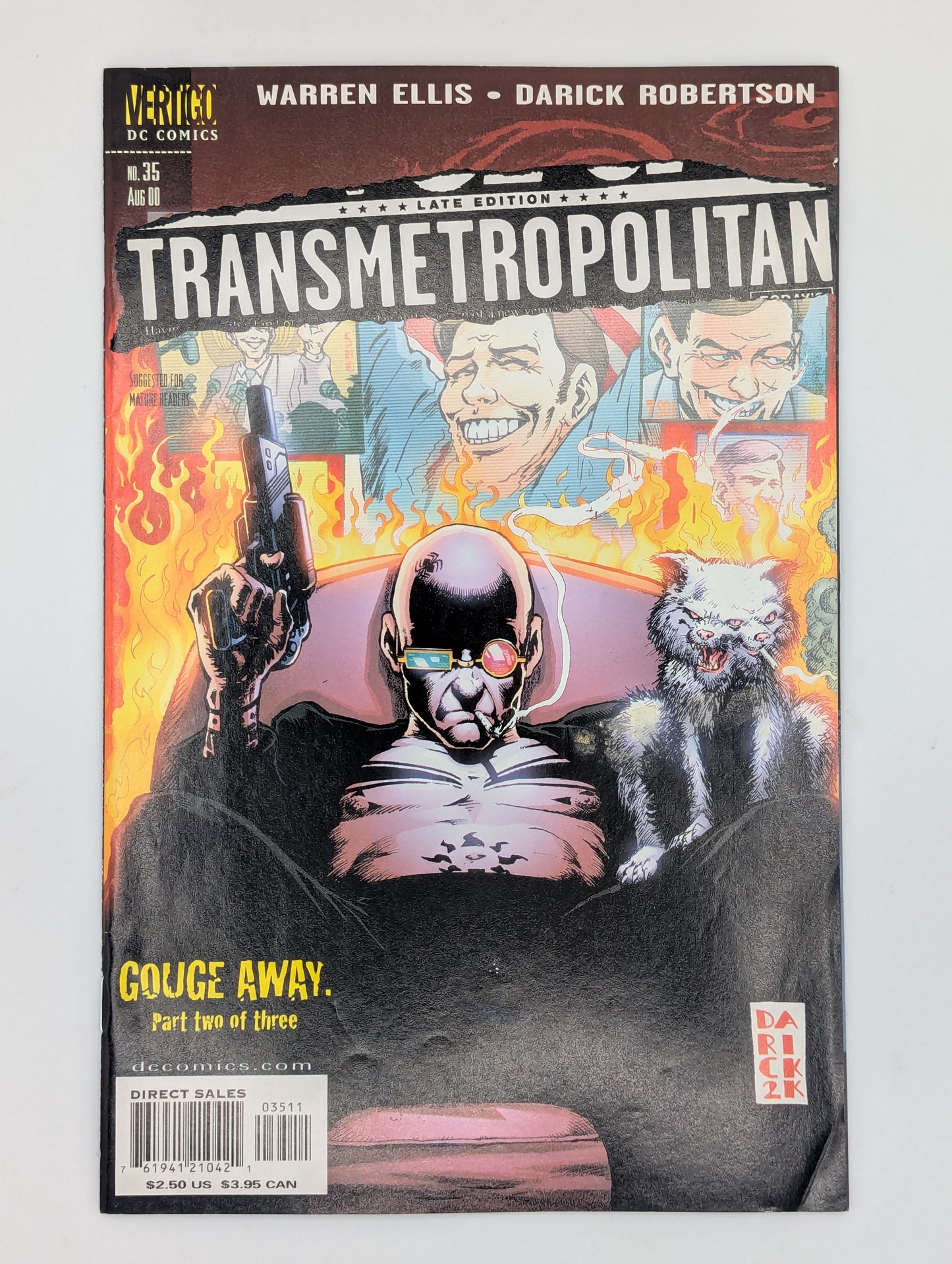 Transmetropolitan #35 (2001) [Late Edition] - Vertigo Comic - Fine Collectibles:Comic Books & Memorabilia:Comics:Comics & Graphic Novels JJJambers Jamboree
