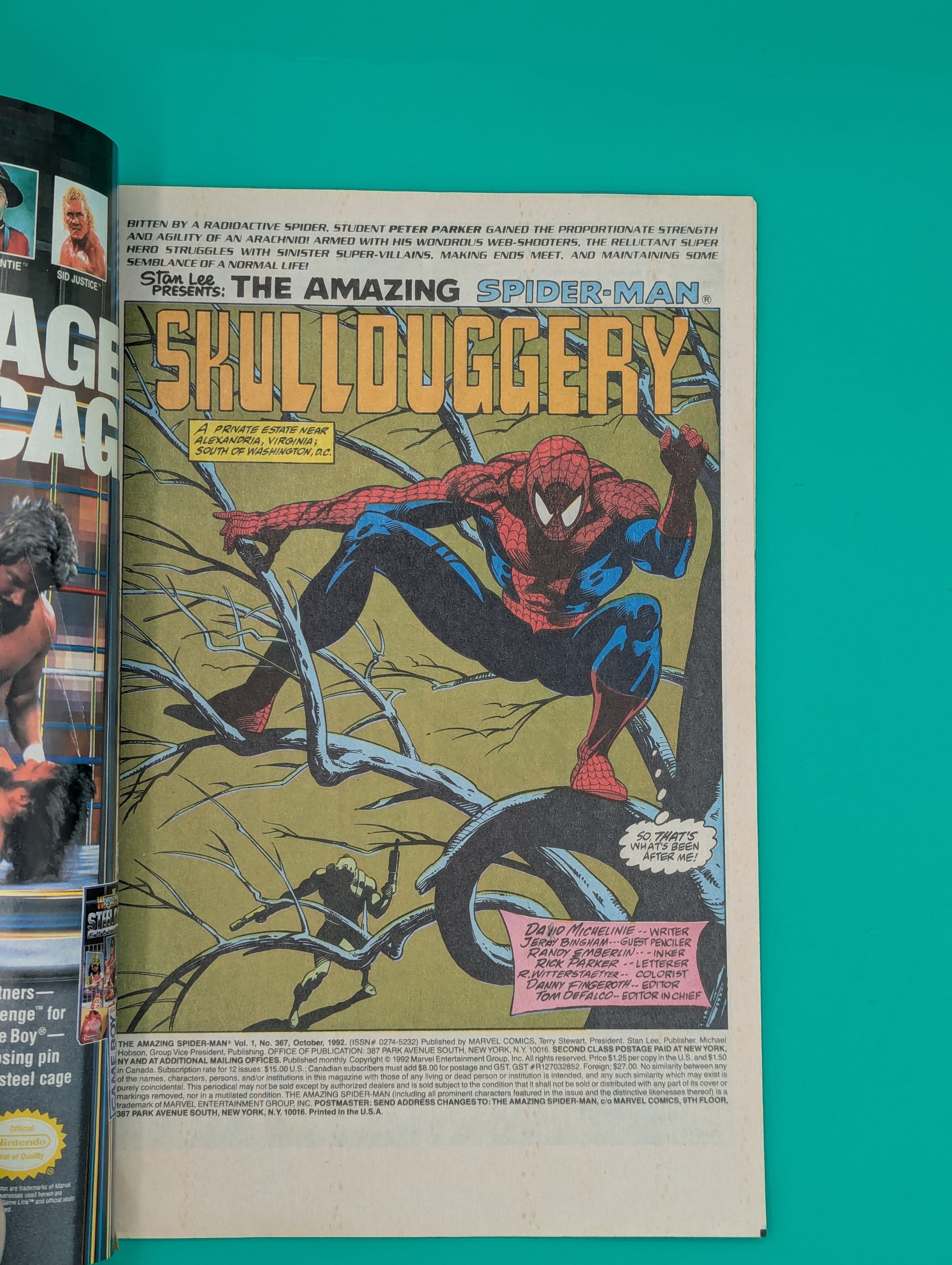 Spider-Man, Amazing #367 (1992) - Marvel Comic Collectibles:Comic Books & Memorabilia:Comics:Comics & Graphic Novels JJJambers Jamboree