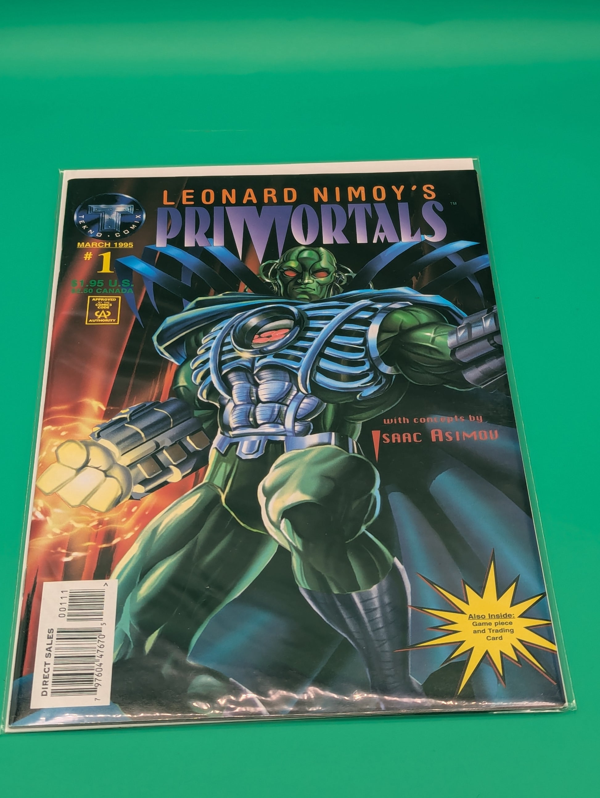 Leonard Nimoy's Primortals #1 (1995) - Tekno Comix Comic Collectibles:Comic Books & Memorabilia:Comics:Comics & Graphic Novels JJJambers Jamboree