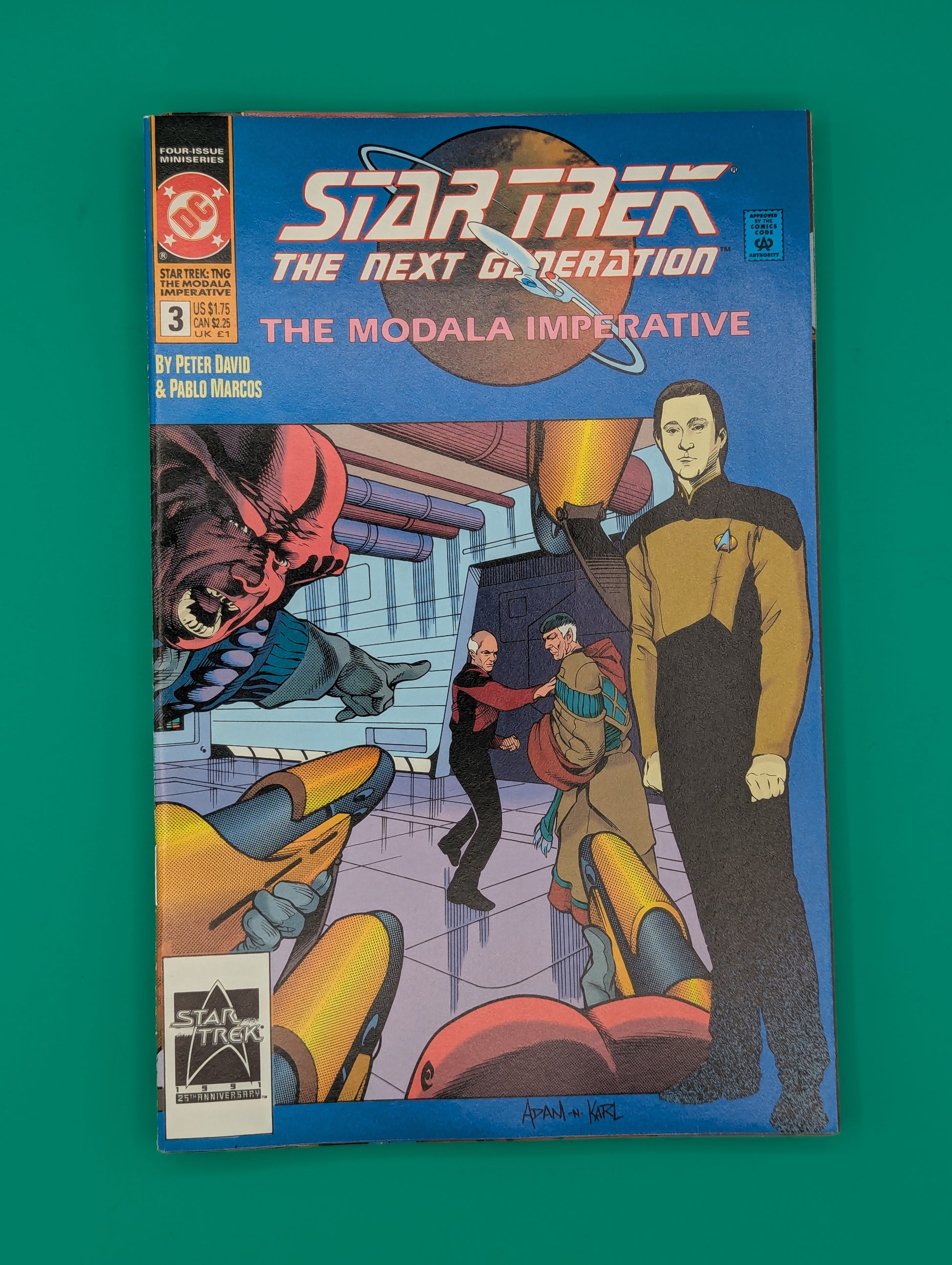 Star Trek: The Next Generation: The Modela Imperative #3  (1991, miniseries book 3 of 4) - DC Comics Collectibles:Comic Books & Memorabilia:Comics:Comics & Graphic Novels JJJambers Vintage Vault   