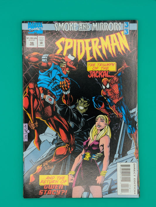 Spider-Man #56: Smoke and Mirrors Pt. 3 of 3 (1995) - Marvel Comics Collectibles:Comic Books & Memorabilia:Comics:Comics & Graphic Novels JJJambers Jamboree   