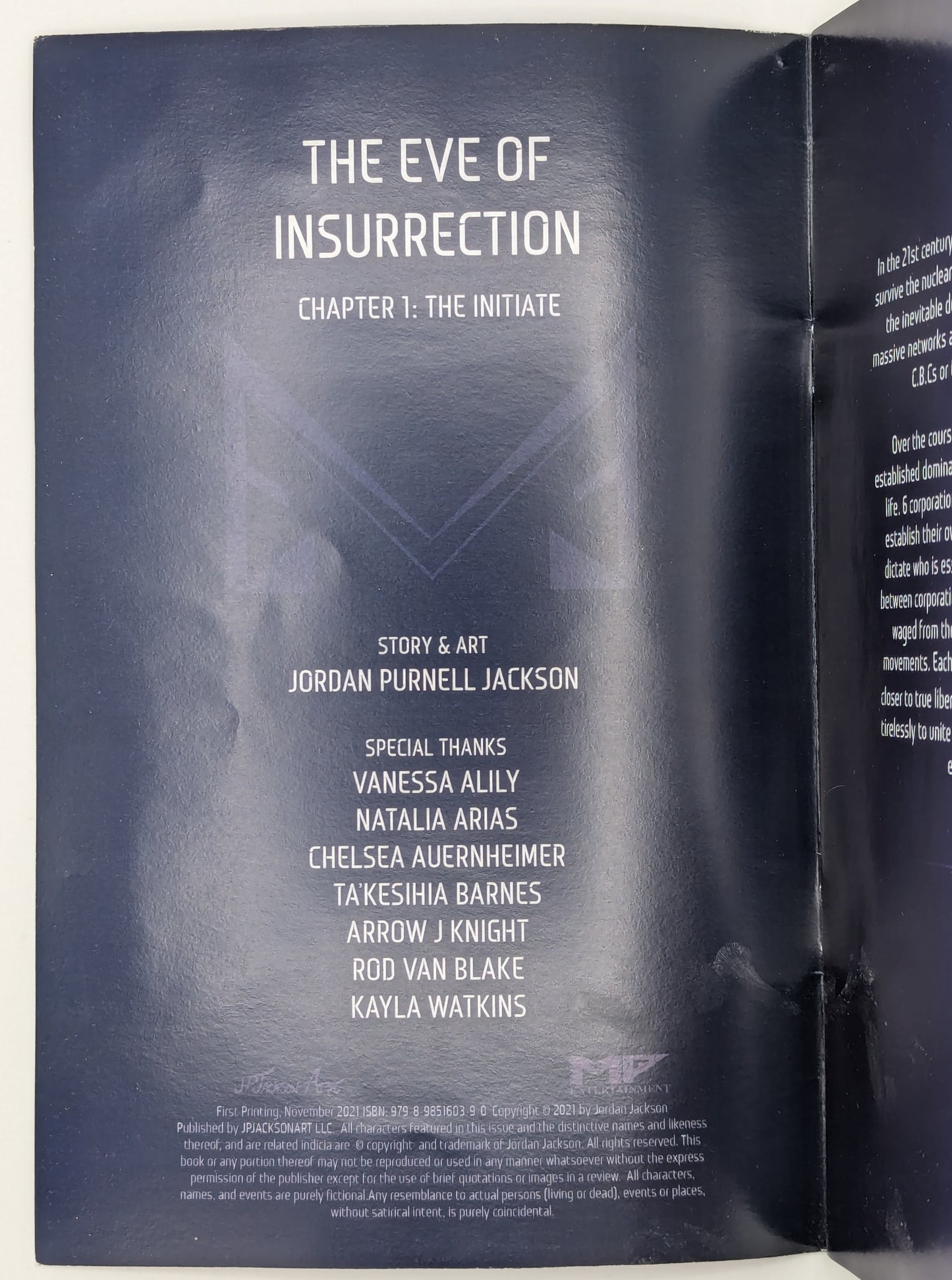 The E.V.E of Insurrection #1 (2021) - Independent Comic - Fine+ - Signed! Collectibles:Comic Books & Memorabilia:Comics:Comics & Graphic Novels JJJambers Jamboree