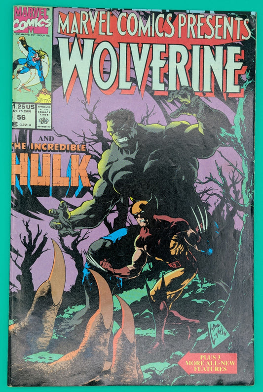Wolverine, Marvel Comics Presents #56 (1990) - Marvel Comic Collectibles:Comic Books & Memorabilia:Comics:Comics & Graphic Novels JJJambers Jamboree