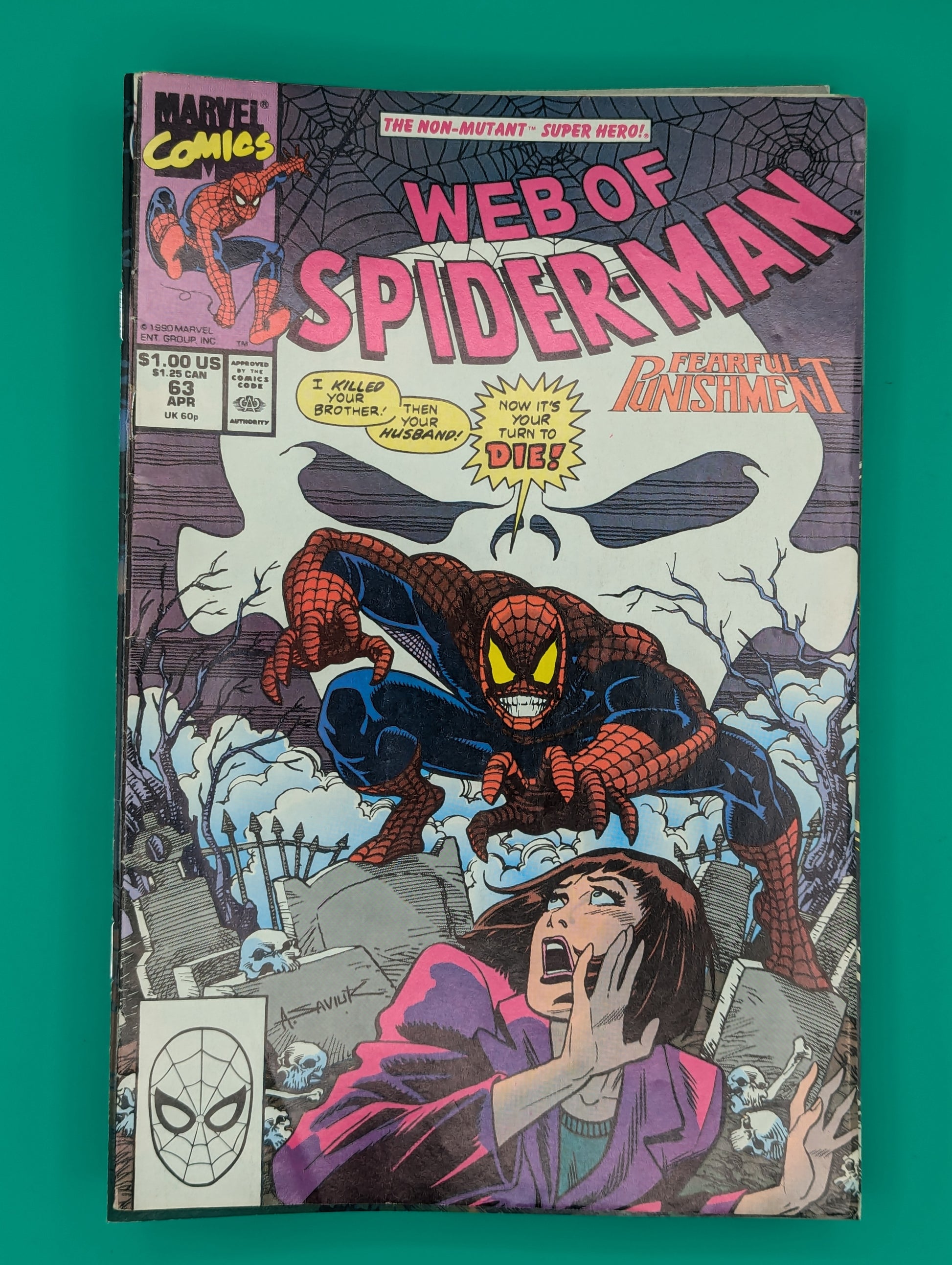 Spider-Man, Web of #63 (1990) - Marvel Comics Collectibles:Comic Books & Memorabilia:Comics:Comics & Graphic Novels JJJambers Vintage Vault   