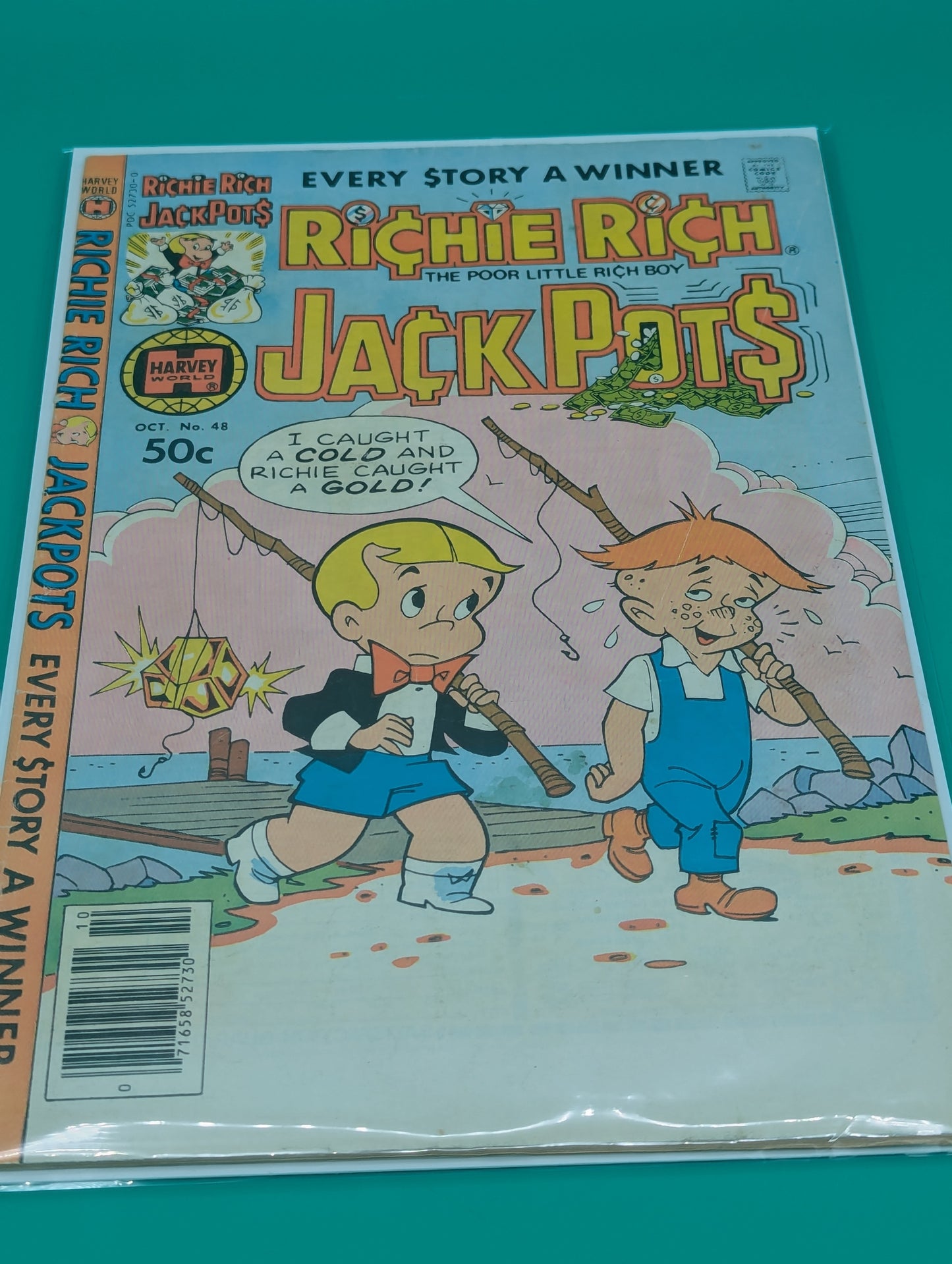 Richie Rich Jackpots #48 (1982) - Harvey Comic [Flawed] Collectibles:Comic Books & Memorabilia:Comics:Comics & Graphic Novels JJJambers Jamboree