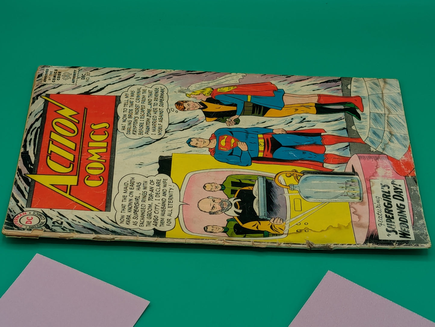 Action Comics #307 (1963): Supergirl's Wedding Day (flawed copy) - DC Comics Collectibles:Comic Books & Memorabilia:Comics:Comics & Graphic Novels JJJambers Jamboree   