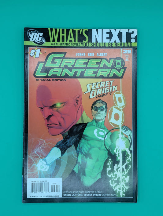 Green Lantern #29: Secret Origin Part 1 (2010) - DC Comic Collectibles:Comic Books & Memorabilia:Comics:Comics & Graphic Novels JJJambers Jamboree