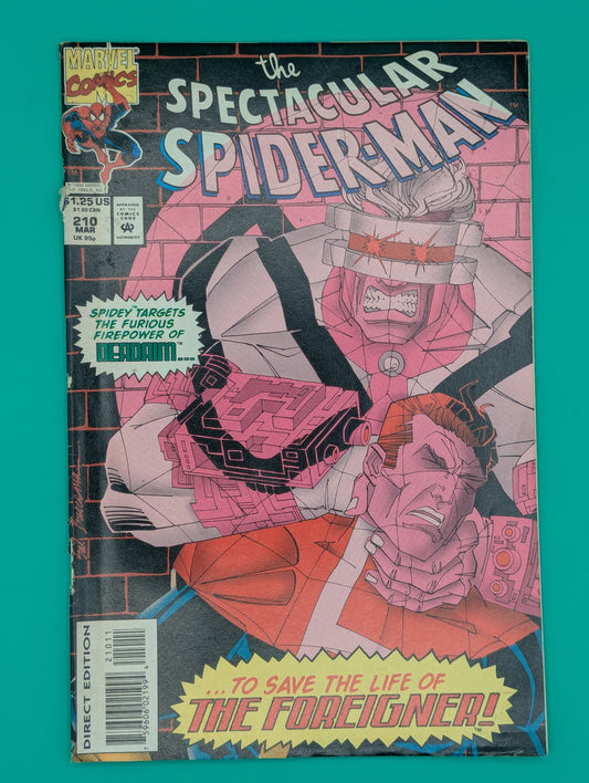 Spider-Man, Spectacular #210 (1994) - Marvel Comic Collectibles:Comic Books & Memorabilia:Comics:Comics & Graphic Novels JJJambers Jamboree