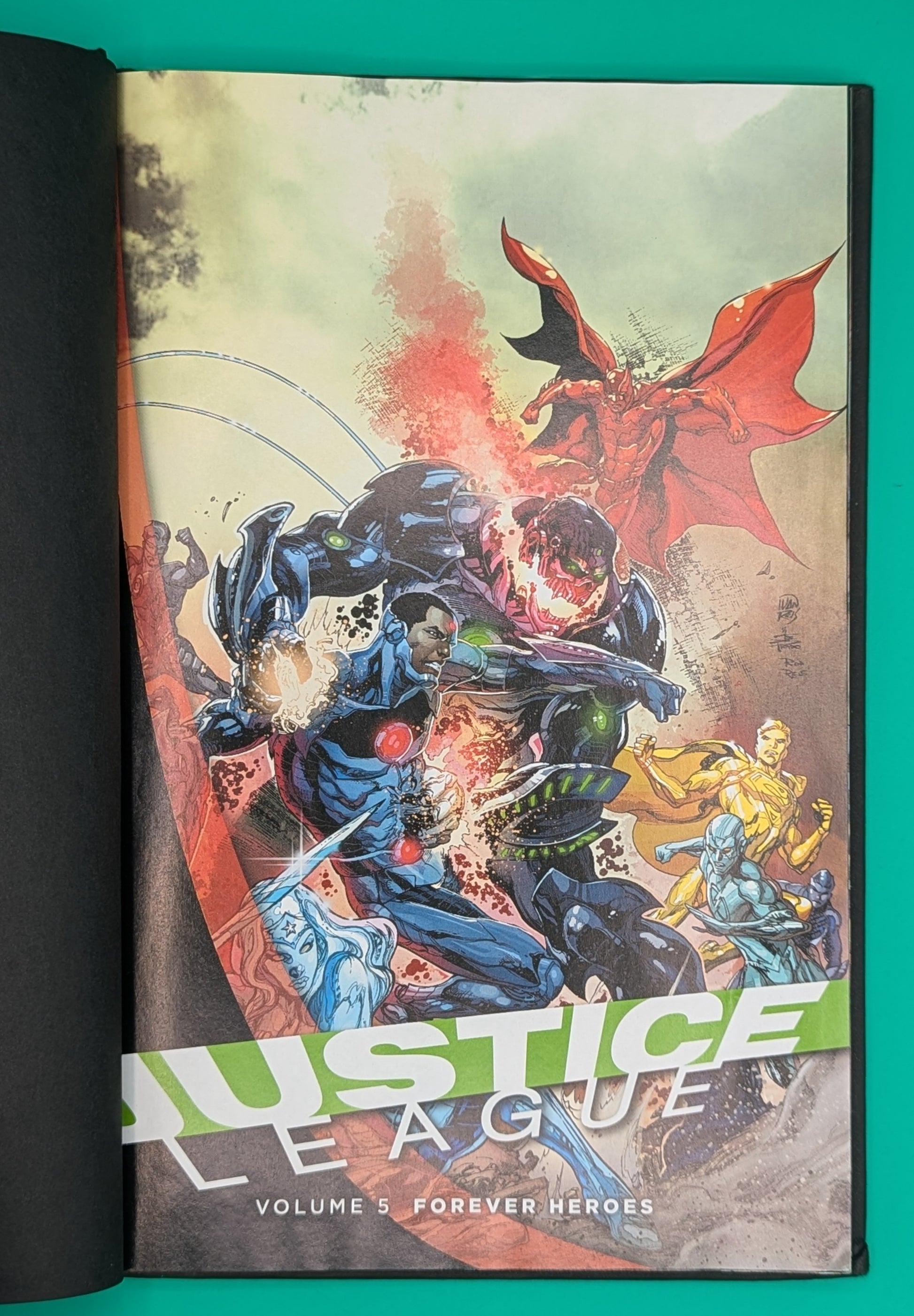 Justice League, New 52 Vol. 5: Forever Heroes - DC Hardback (missing book jacket) Collectibles:Comic Books & Memorabilia:Comics:Comics & Graphic Novels JJJambers Jamboree   