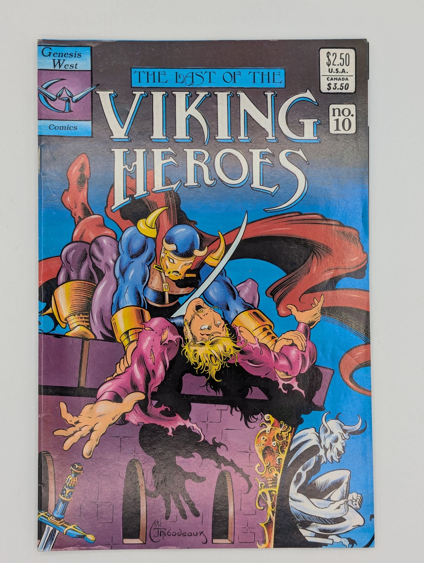 Last of the Viking Heroes #10 (1990) - Genesis West Comics Collectibles:Comic Books & Memorabilia:Comics:Comics & Graphic Novels JJJambers Jamboree