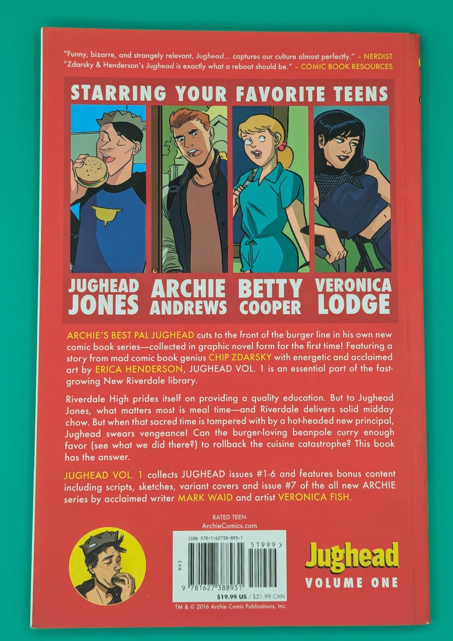 Jughead Vol. 1 (2016) - Archie Comics TPB Collectibles:Comic Books & Memorabilia:Comics:Comics & Graphic Novels JJJambers Jamboree   