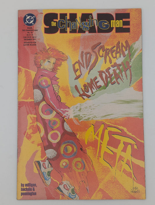 Shade, The Changing Man #18 (1991) - DC Comics - FN/VF Collectibles:Comic Books & Memorabilia:Comics:Comics & Graphic Novels JJJambers Vintage Vault