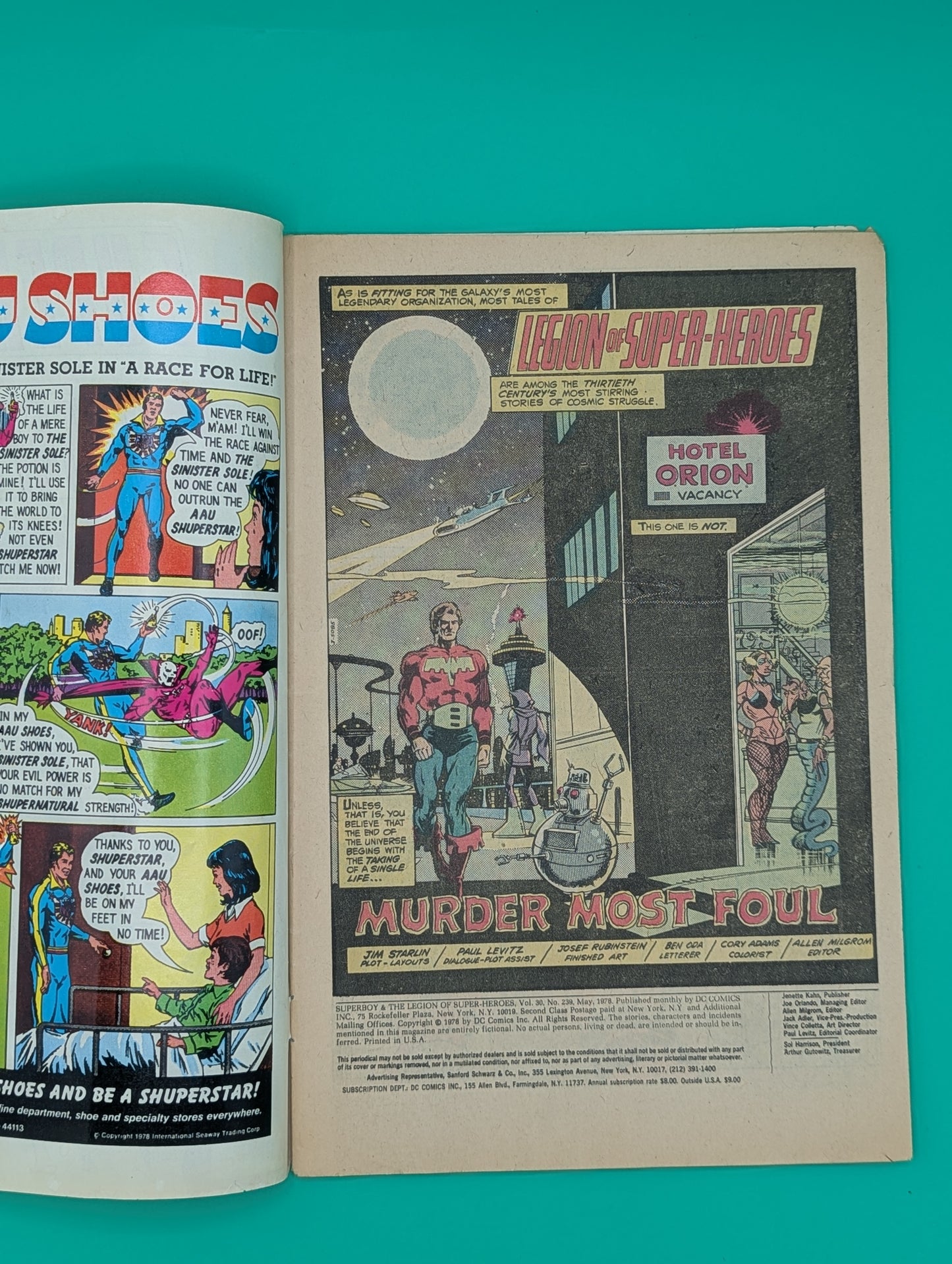 Superboy and the Legion of Super-Heroes #239: Alone Against His Comrades! (1978) - DC Comic - VG + Collectibles:Comic Books & Memorabilia:Comics:Comics & Graphic Novels JJJambers Jamboree