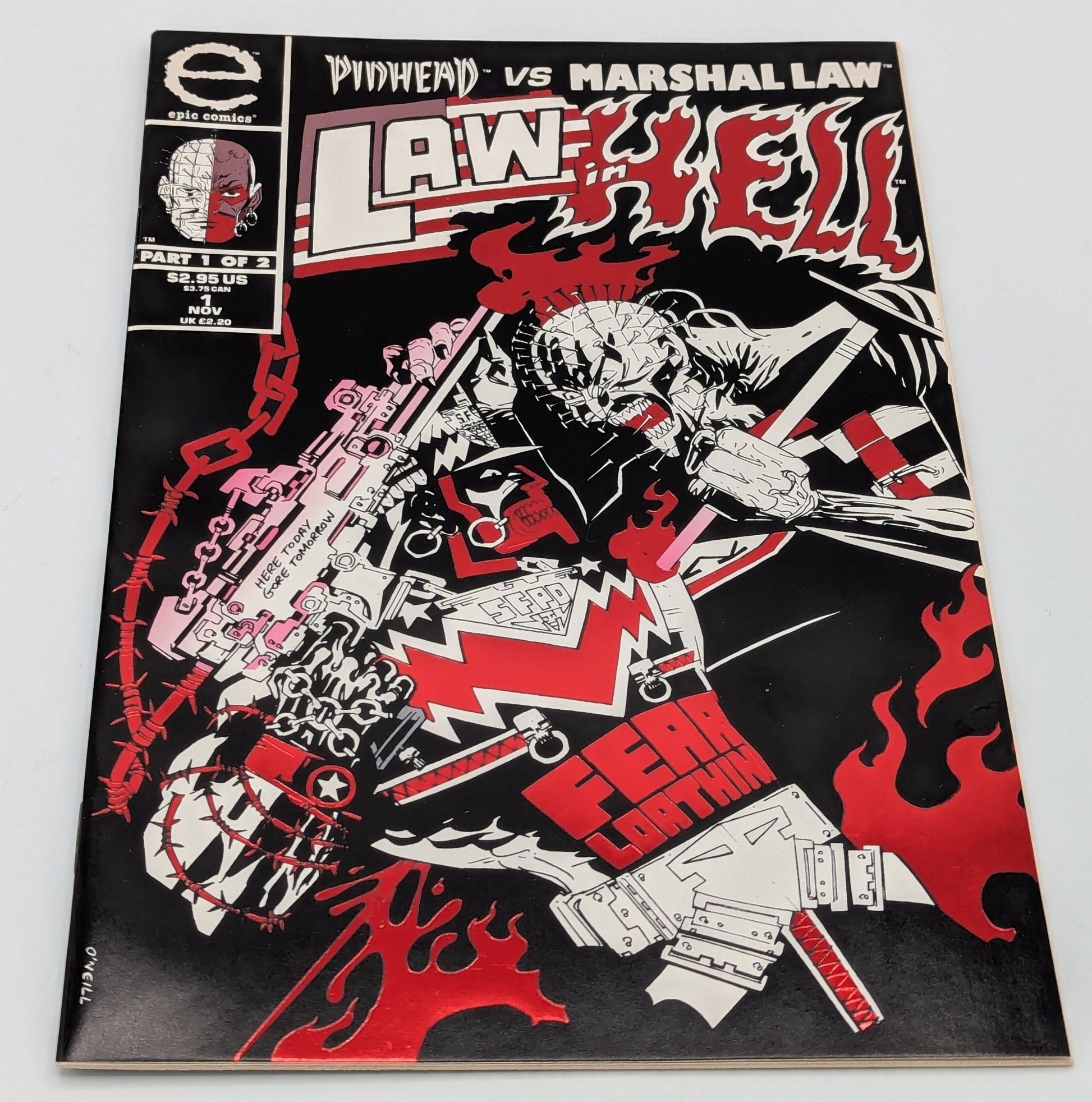 Pinhead vs. Marshal Law: Law in Hell #1 (1993) - Epic Comic - VF/NM Collectibles:Comic Books & Memorabilia:Comics:Comics & Graphic Novels JJJambers Jamboree