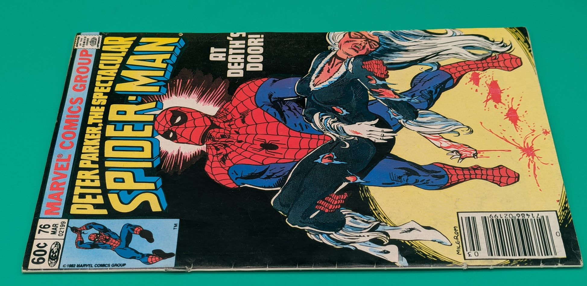 Spider-Man, Spectacular: At Death's Door! #76 [Newsstand](1983) - Marvel Comic - VF Minus Collectibles:Comic Books & Memorabilia:Comics:Comics & Graphic Novels JJJambers Jamboree